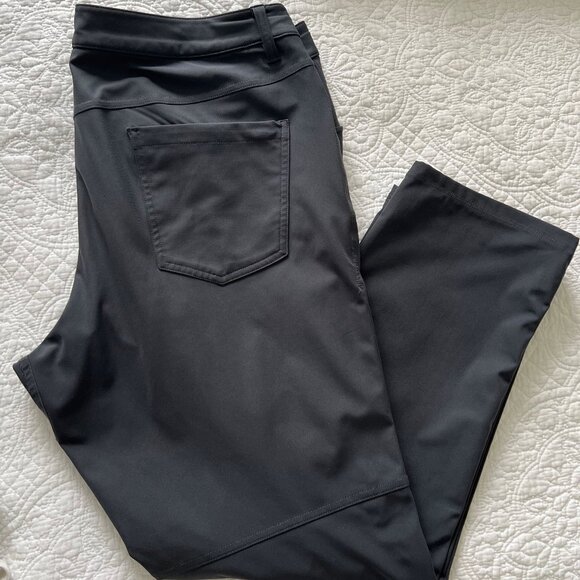 Lululemon ABC Pant Classic 28" Warpstreme Size 36 in Obsidian Grey - Picture 1 of 9